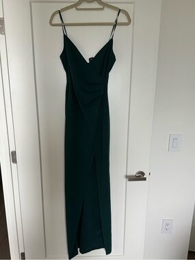Windsor Emerald Green Spaghetti Strap Maxi Dress